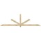 Ekena Millwork Kennewick Rough Sawn Timber Gable Bracket, Douglas Fir, 108"W x 31 1/2"H x 4"D x 4"F, 7/12 Pitch GBW108X31X0404KEN00RDF - alternate 1